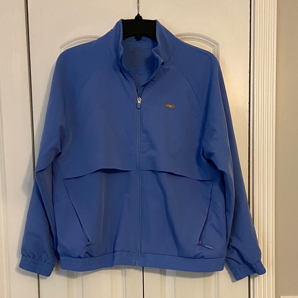 Figs Women's Ceil Blue Sydney Scrub Jacket